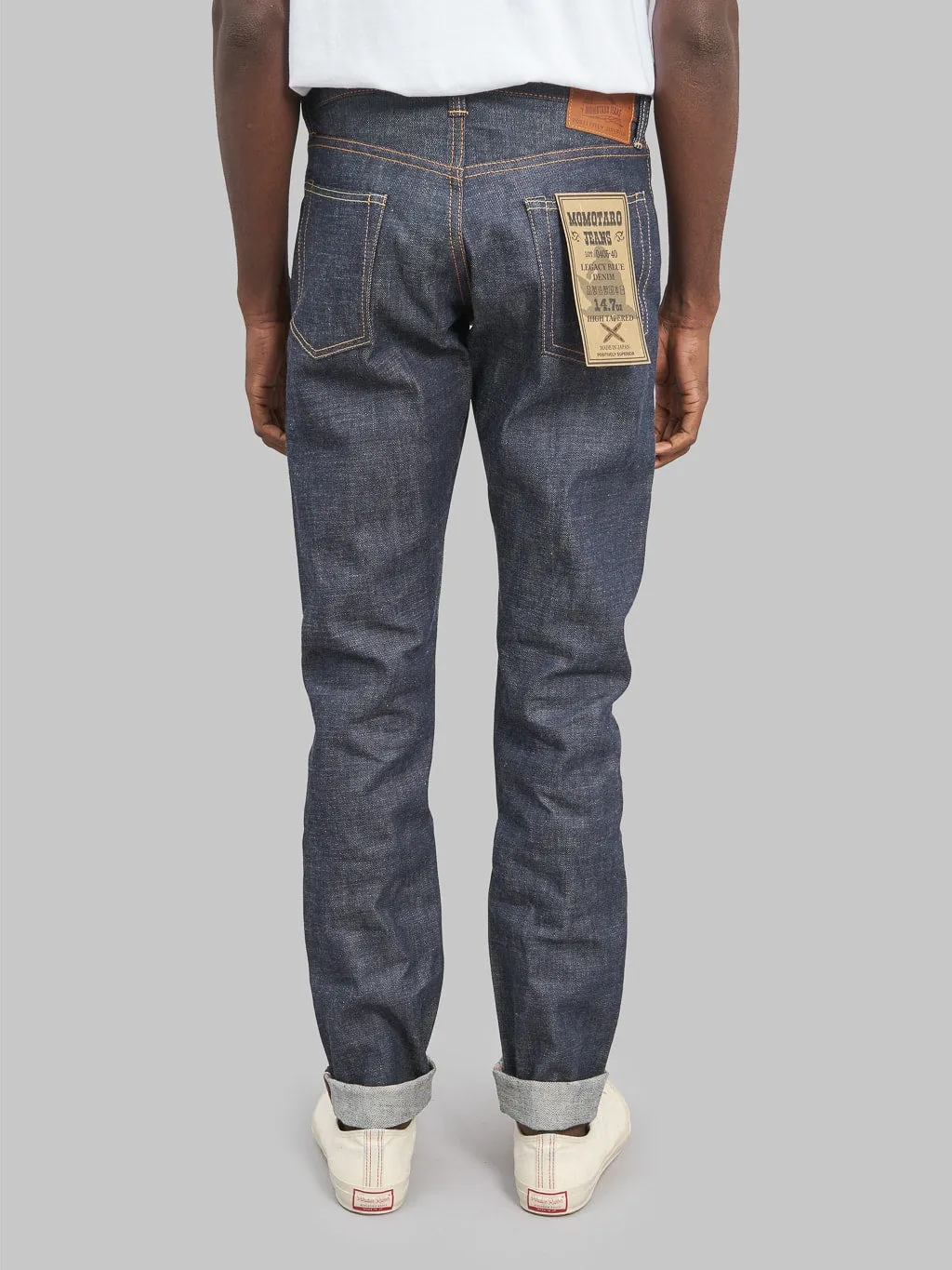 Momotaro 0405-40 14.7oz "Legacy Blue" High Tapered Jeans