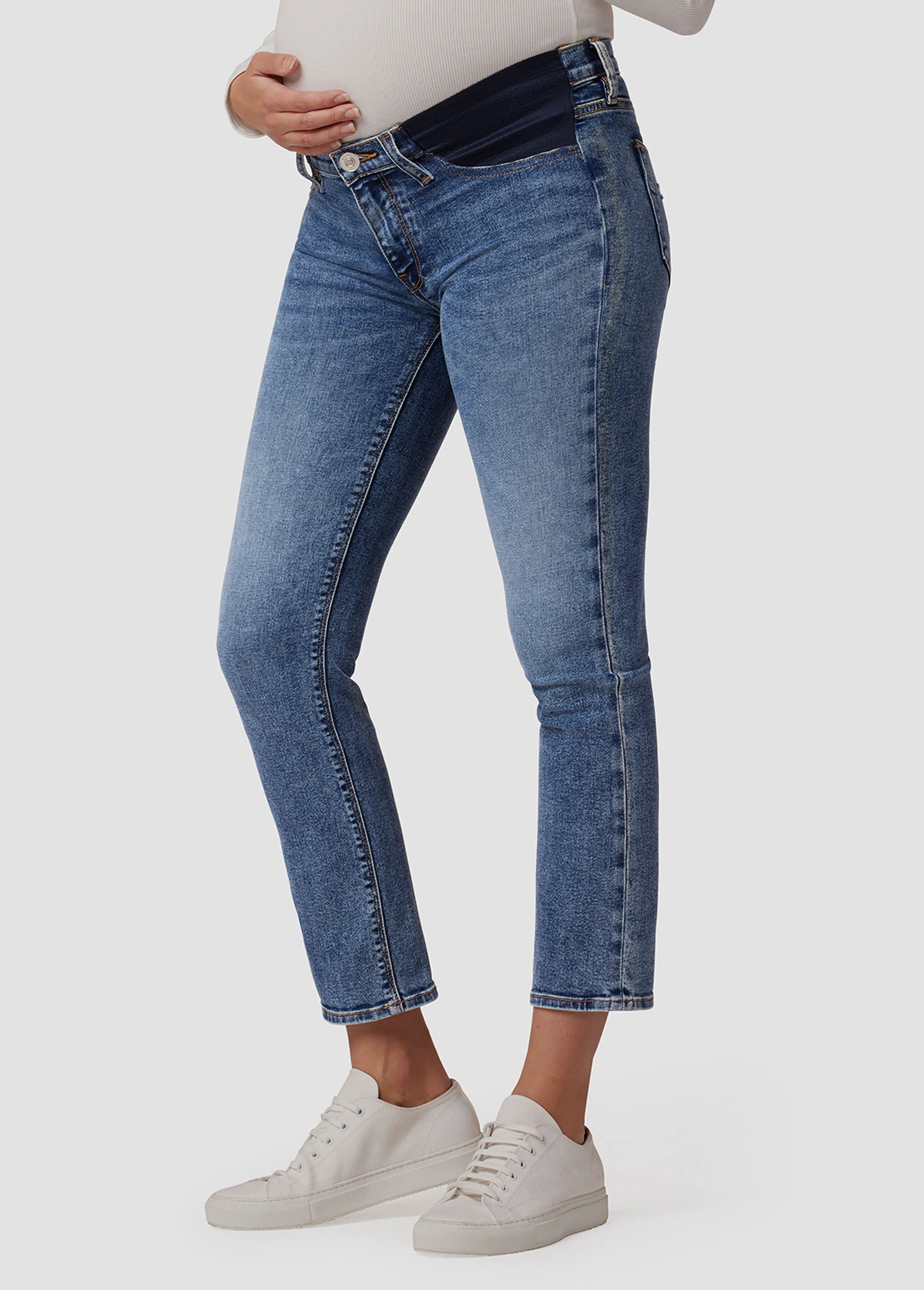 Nico Straight Ankle Maternity Jeans