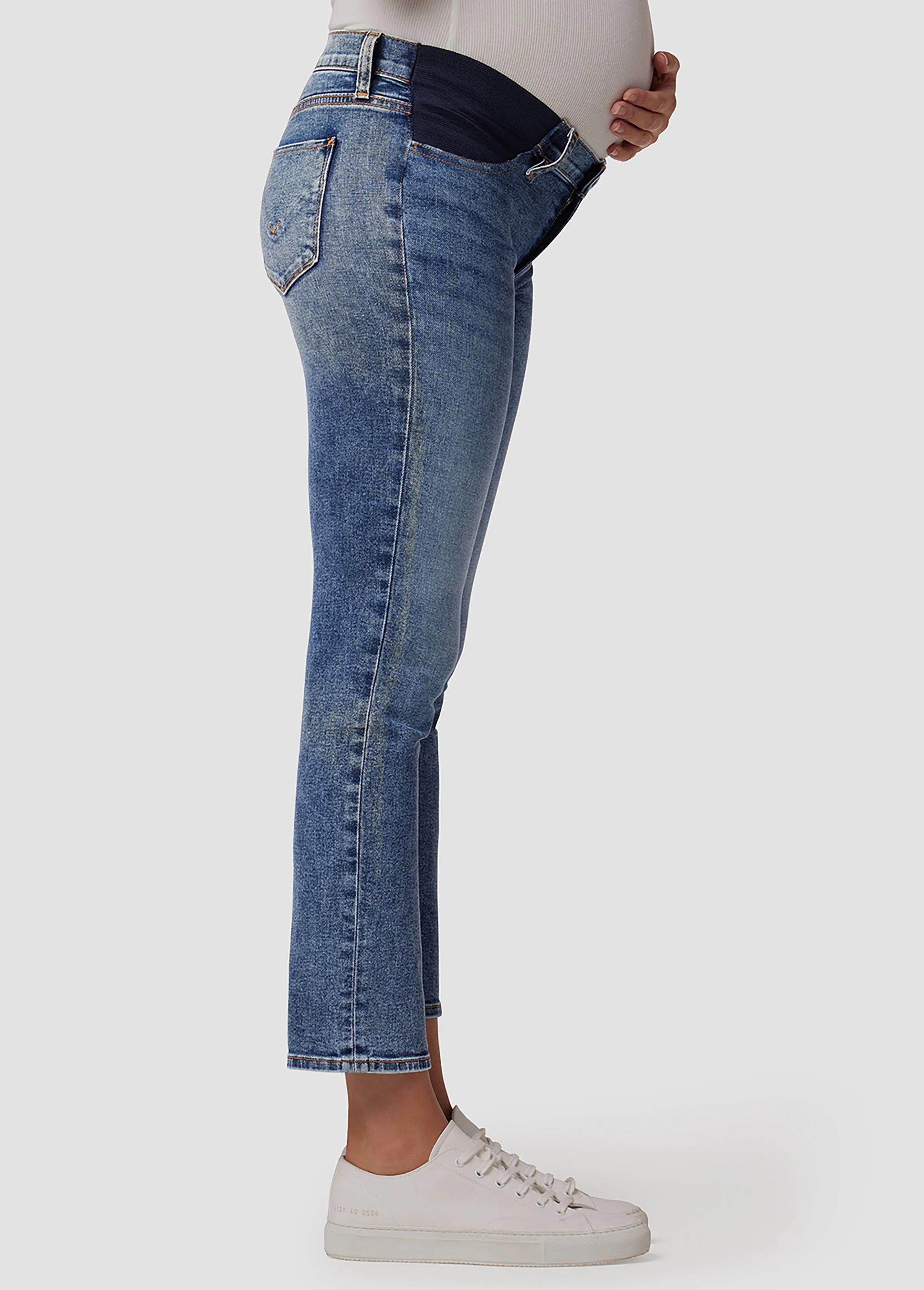 Nico Straight Ankle Maternity Jeans