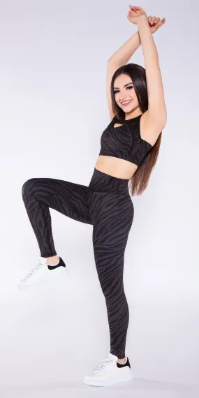 Night Zebra - Contour Legging