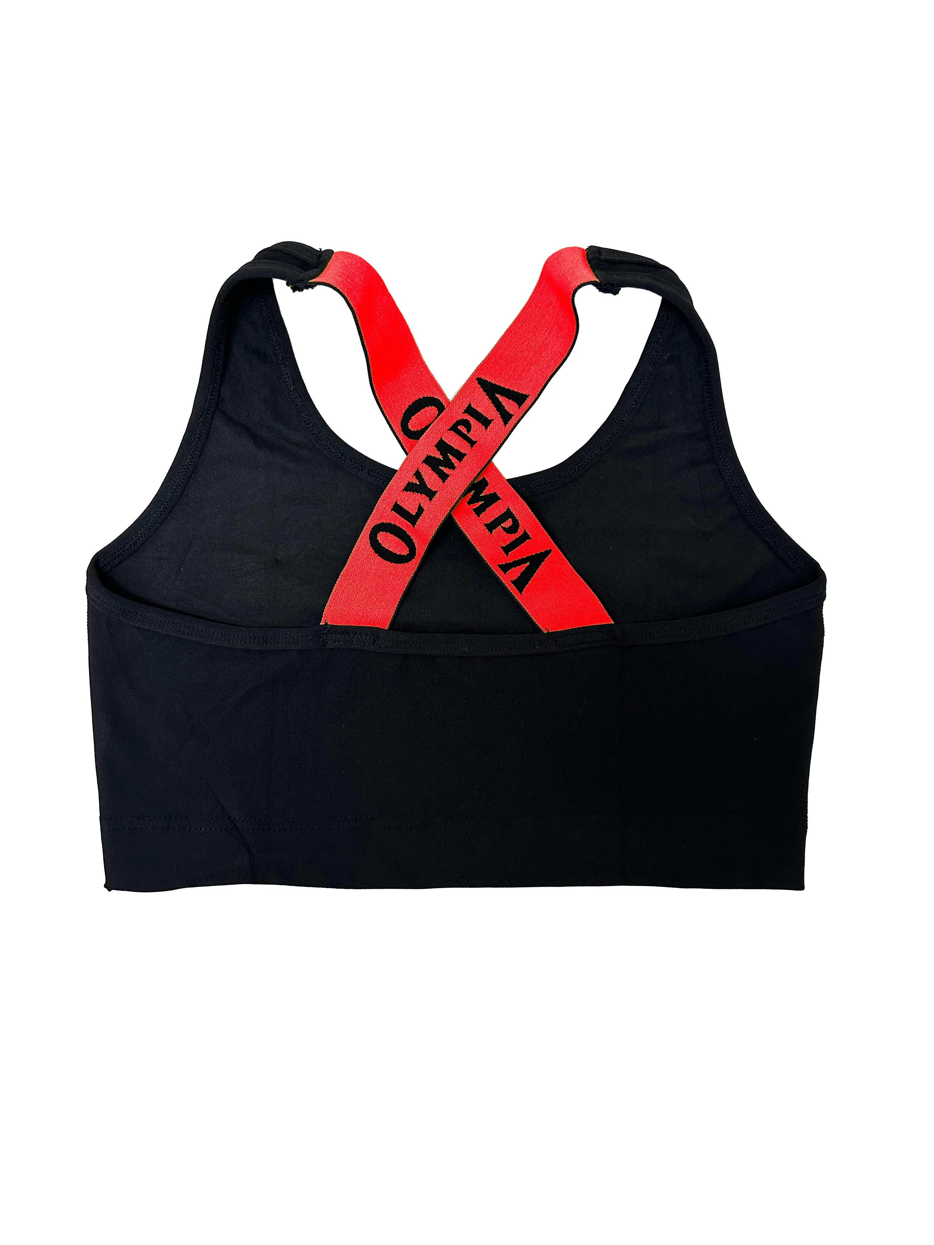 Olympia Crisscross Sport Bra Red