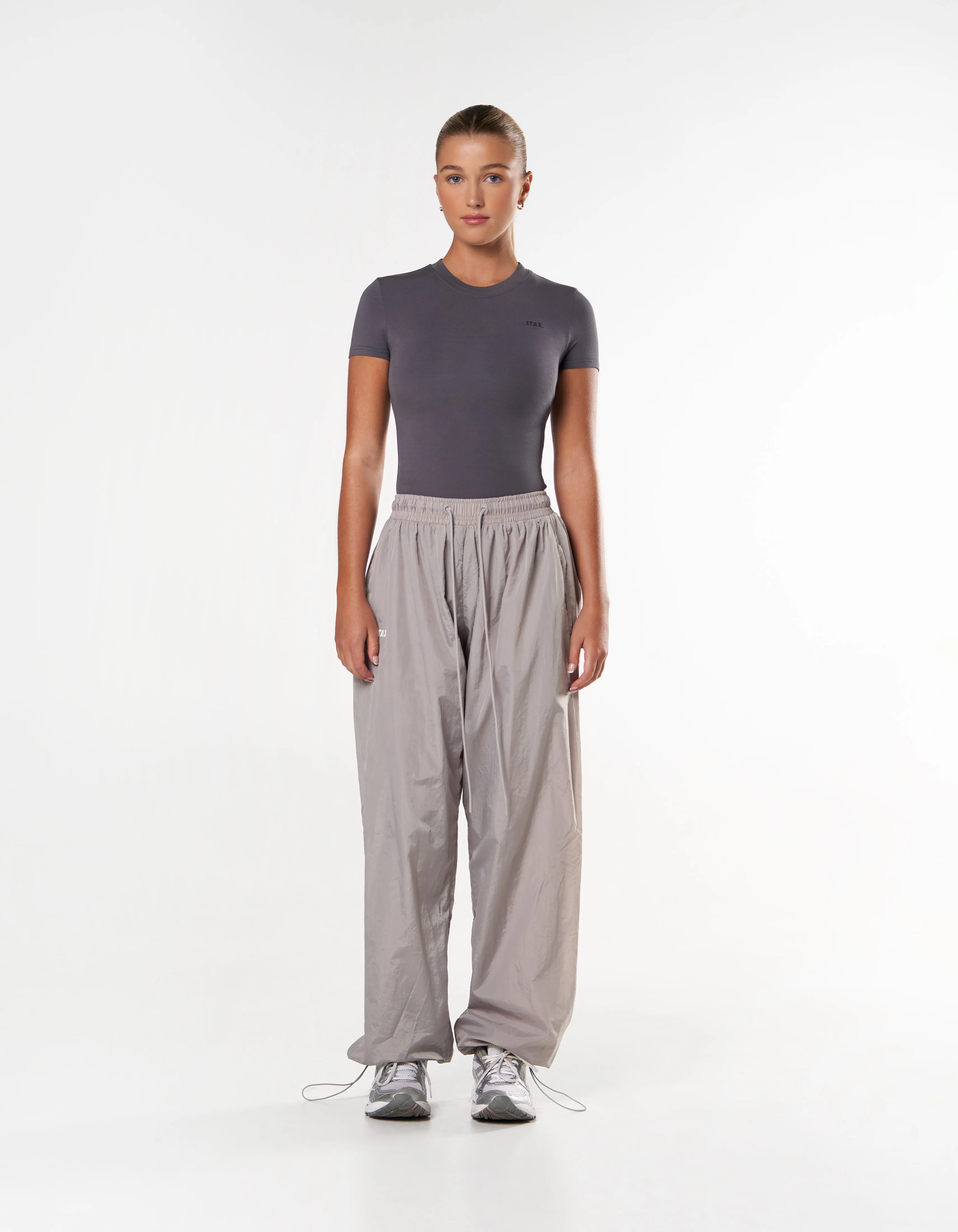 Parachute Pants- Grey