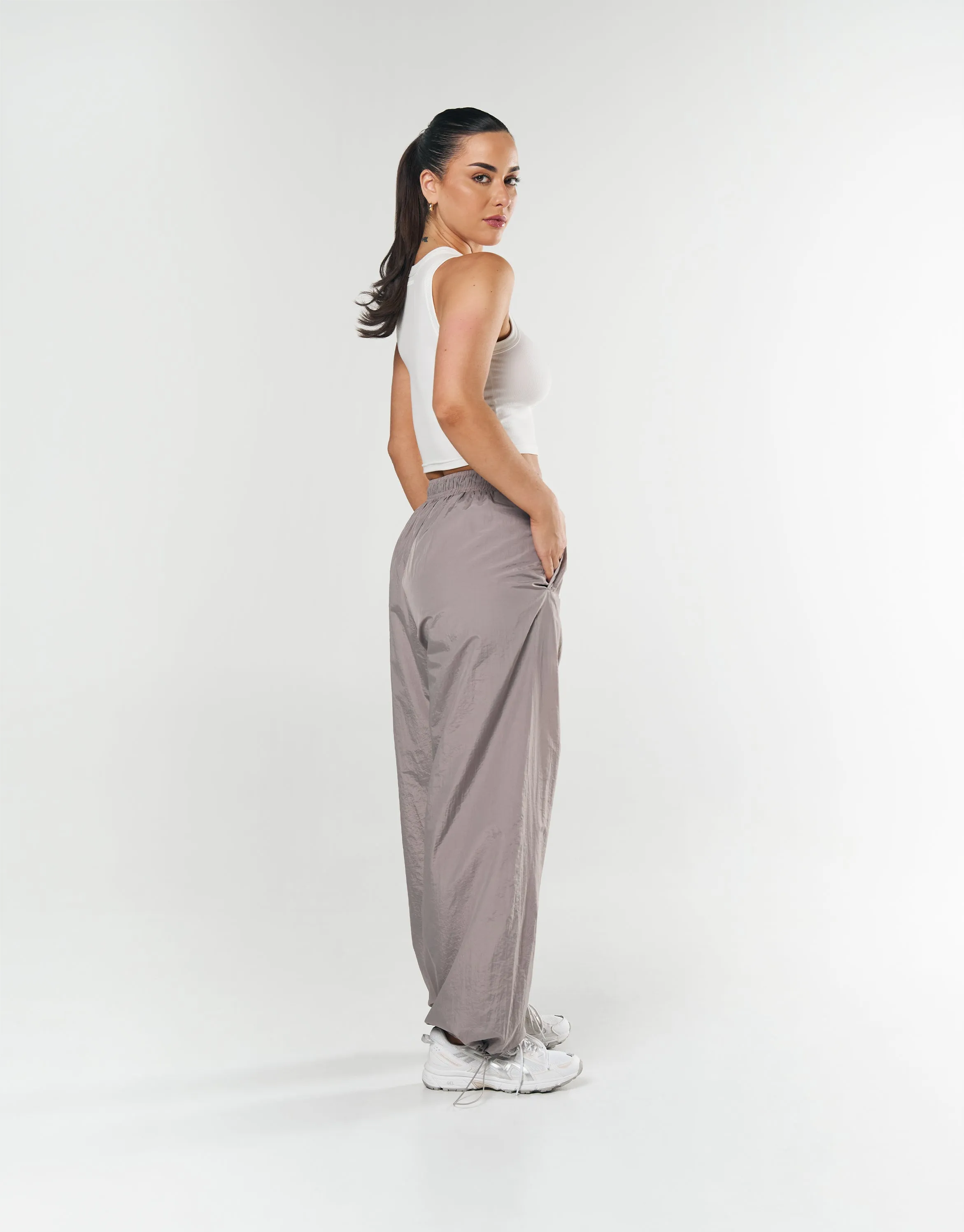 Parachute Pants- Grey