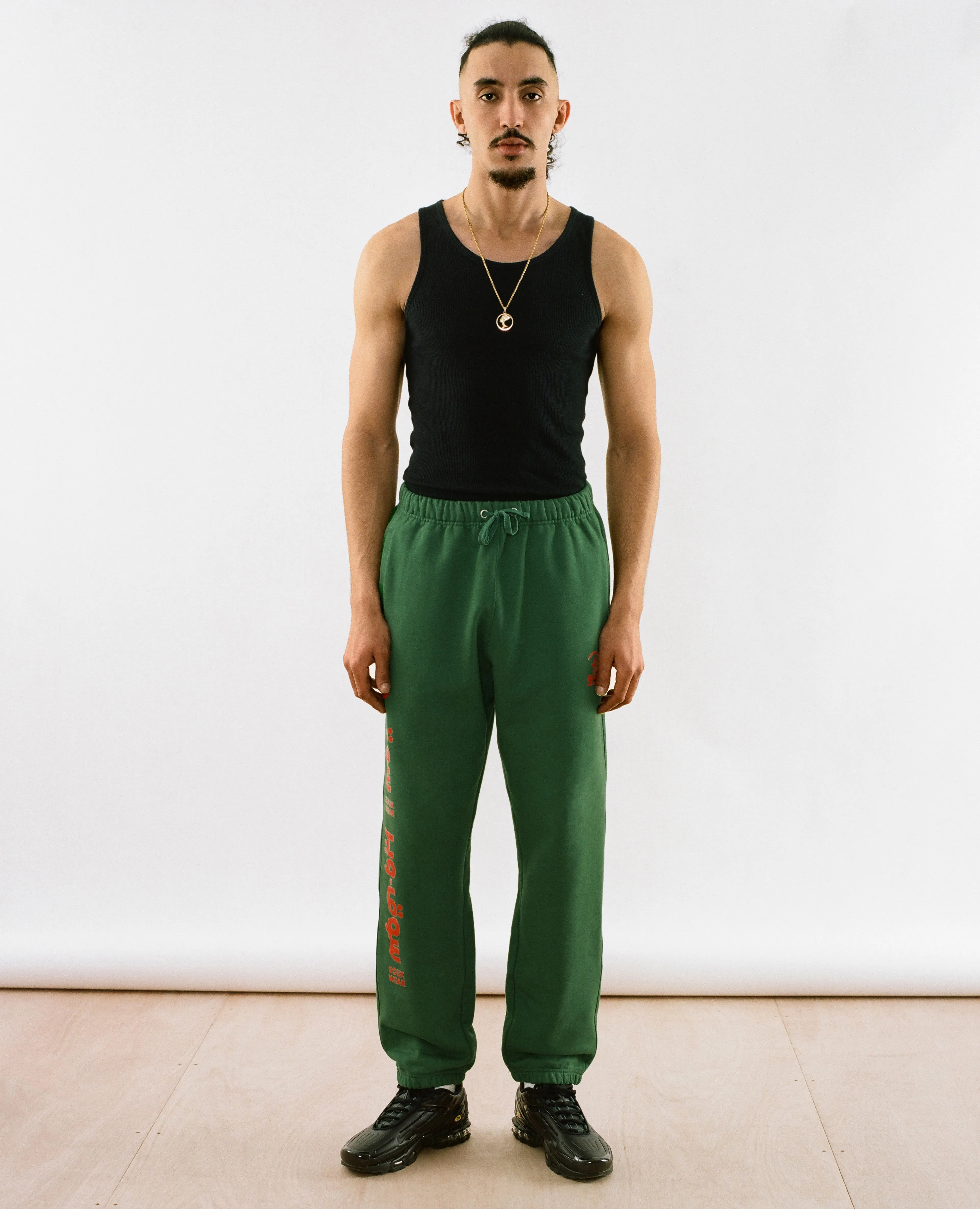 Patta x Andy Wahloo (Hassan Hajjaj) Logo Jogging Pants (Eden)