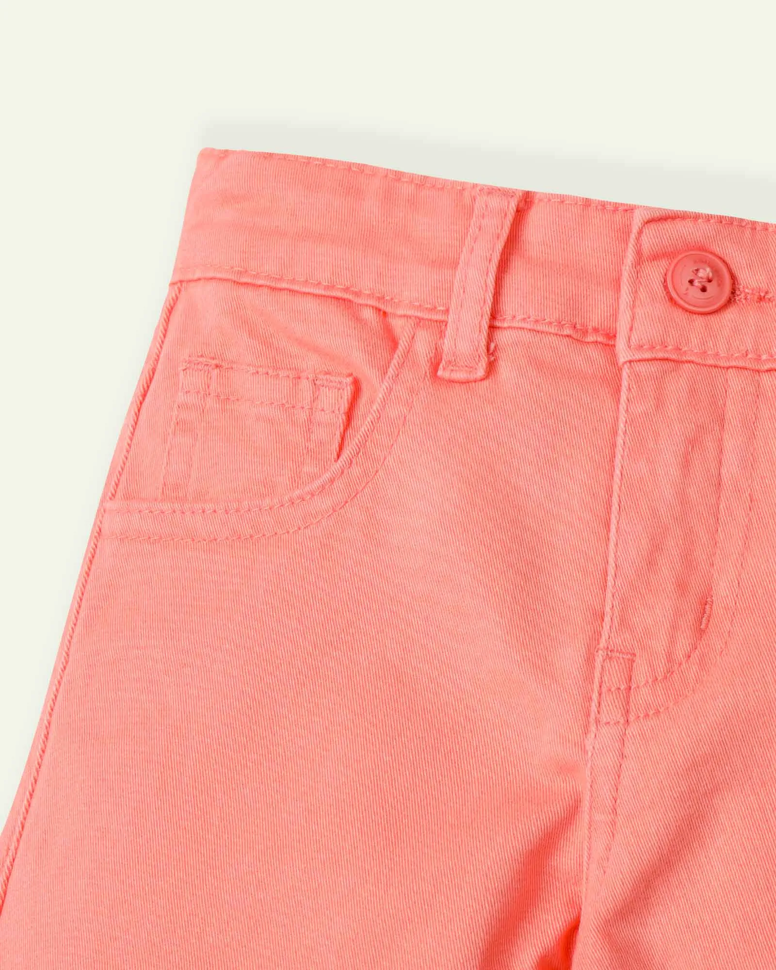 Peach Twill Pants