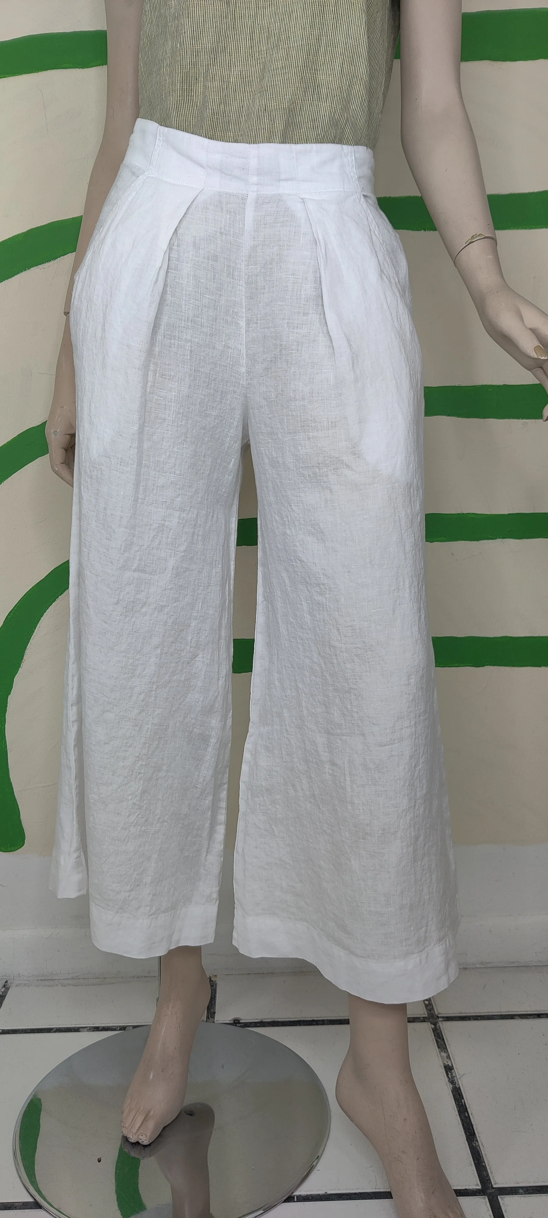 Pleated Palazzo Pant