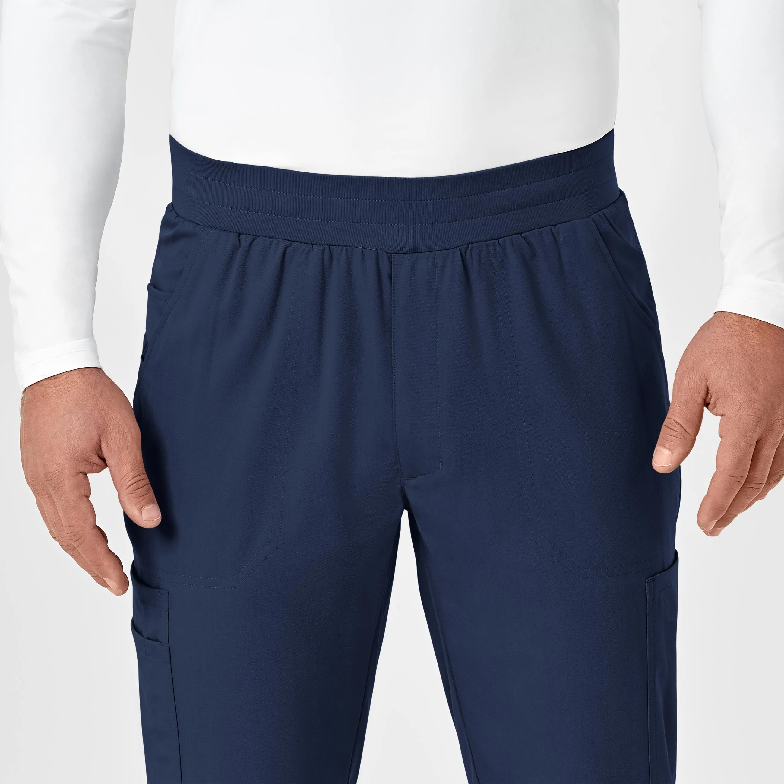 PRO Men's Cargo Jogger Scrub Pant - Navy