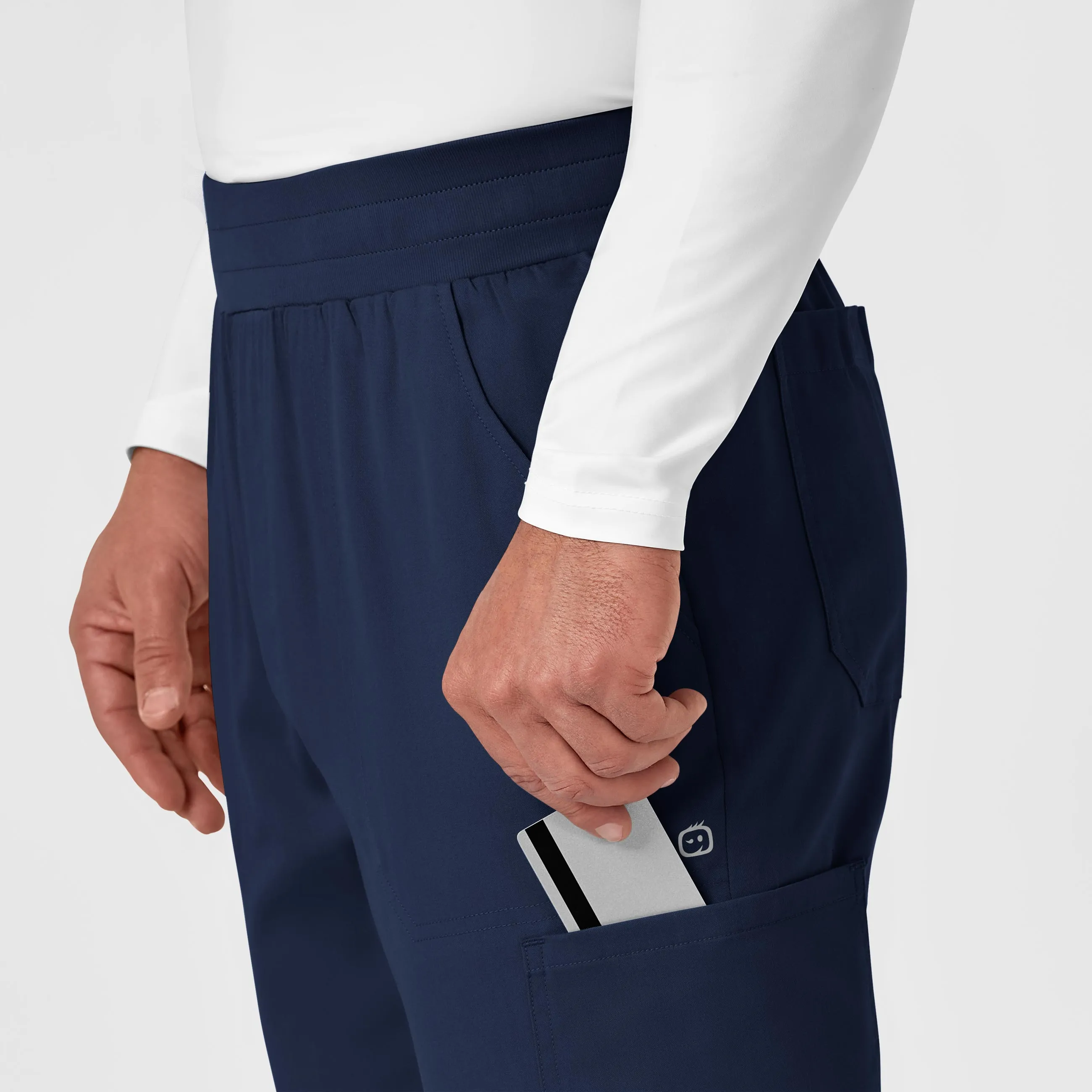 PRO Men's Cargo Jogger Scrub Pant - Navy