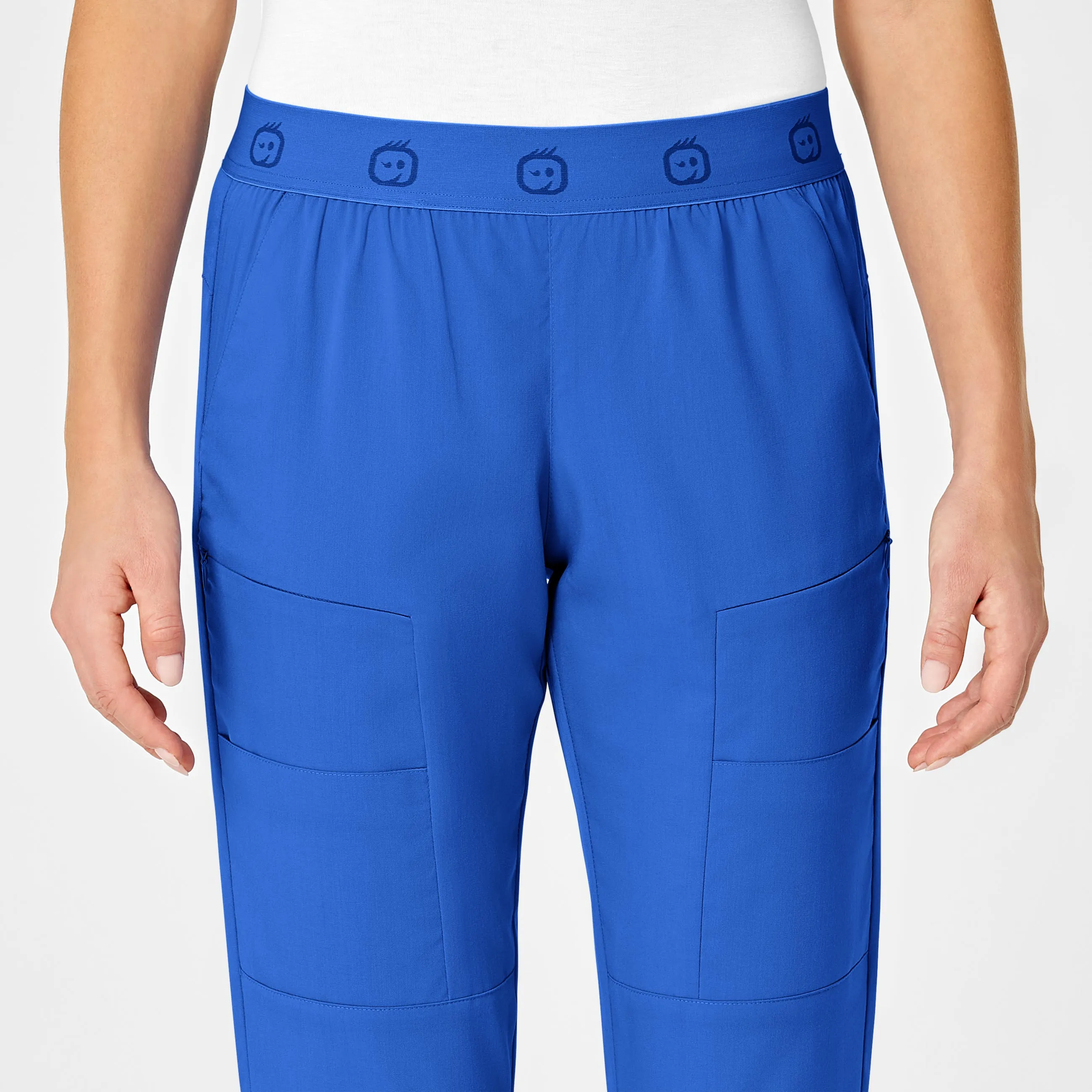 PRO Women's Slim Cargo Jogger Scrub Pant - Royal