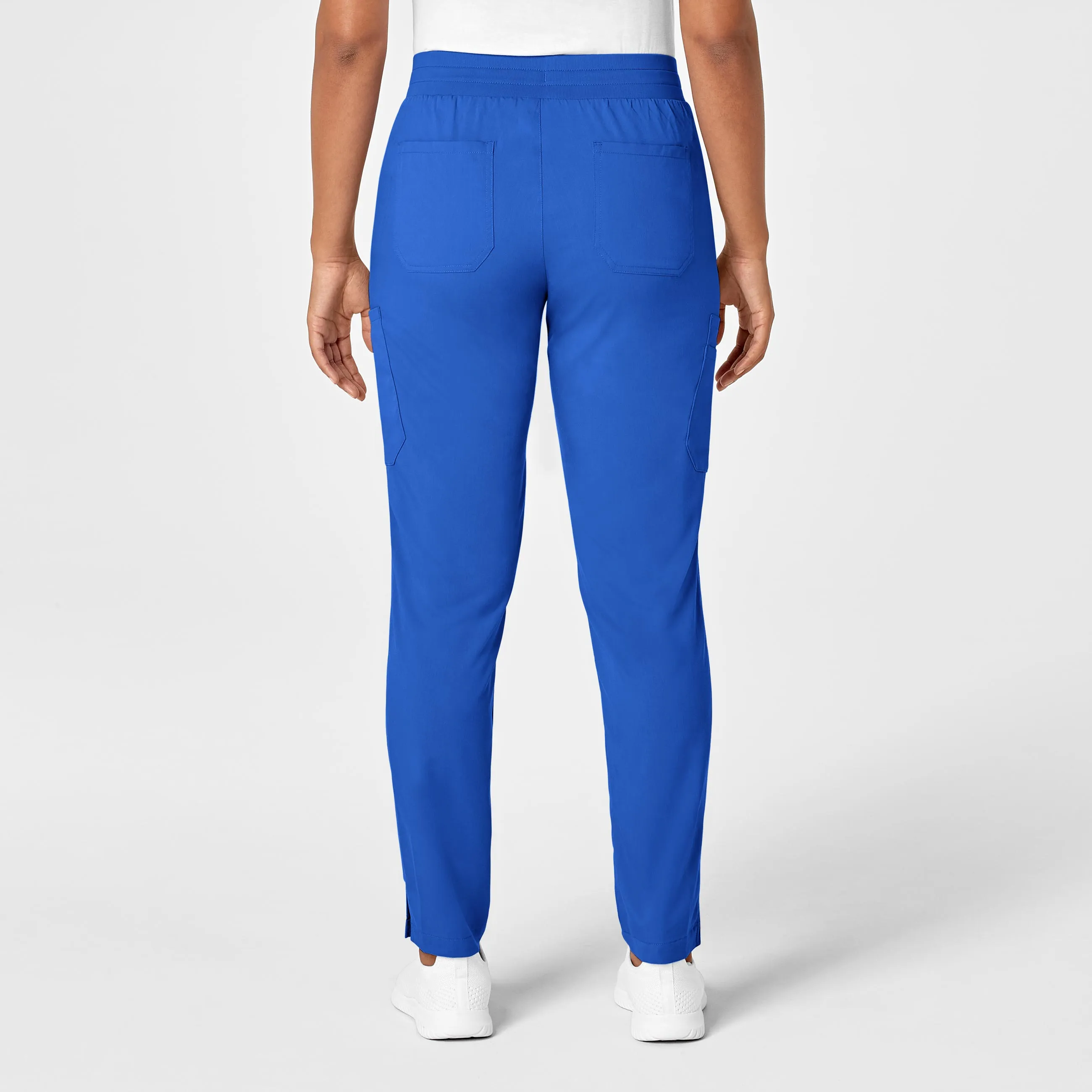 PRO Women's Slim Leg Cargo Scrub Pant - Royal