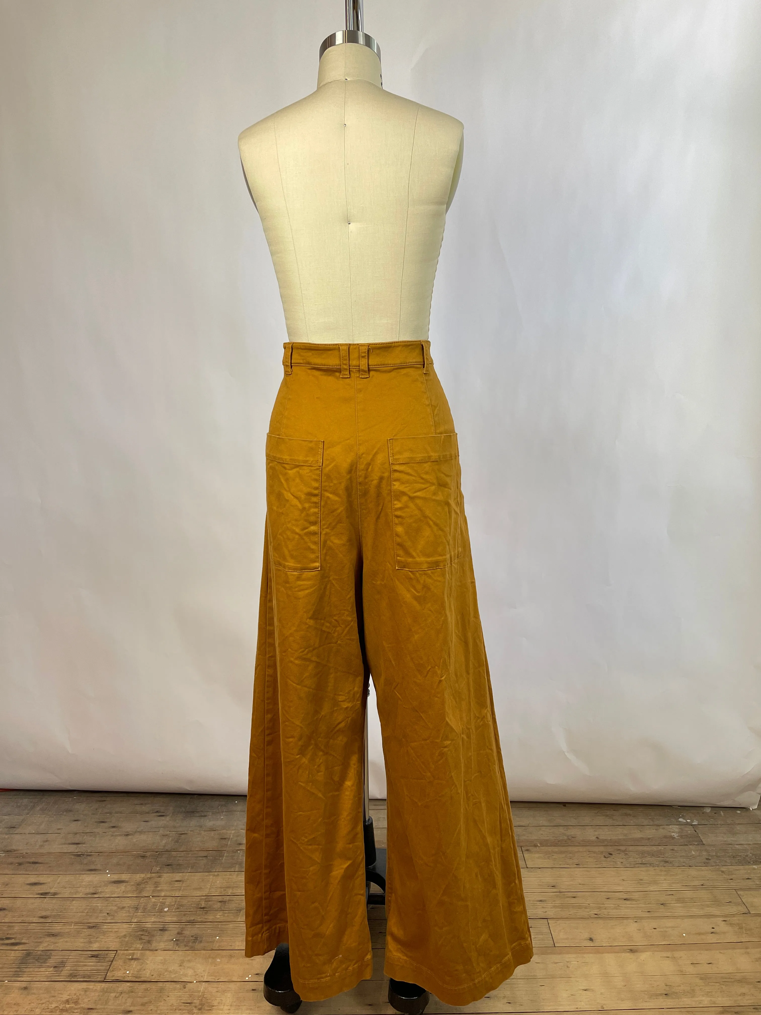 Proenza Schouler White Label Mustard Trousers (12/31)