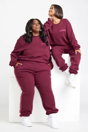 QUEEN BERRY Crew Neck Jogger Set - SAMPLE SALE