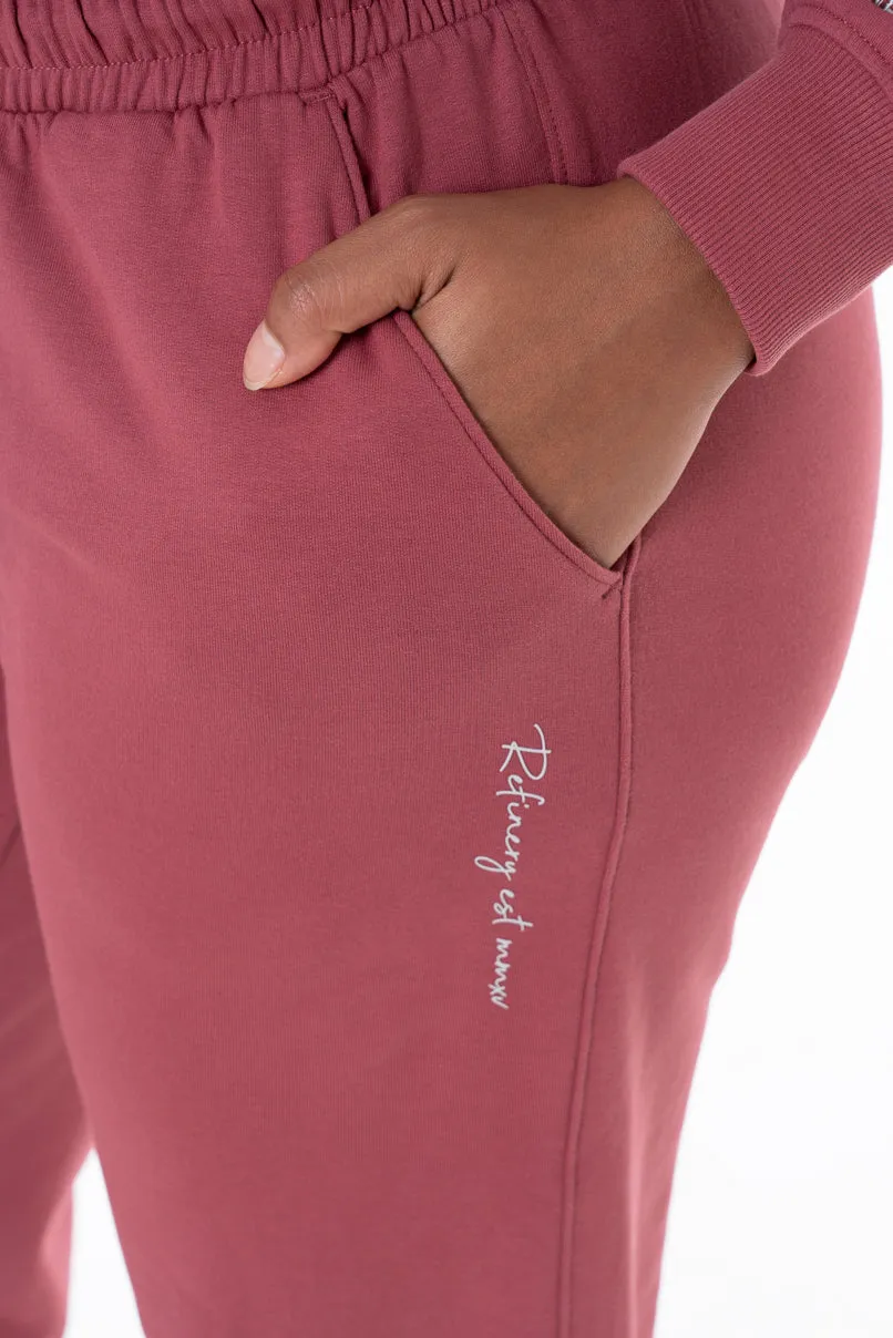 Relaxed Fit Track Pants _ 146937 _ Mauve