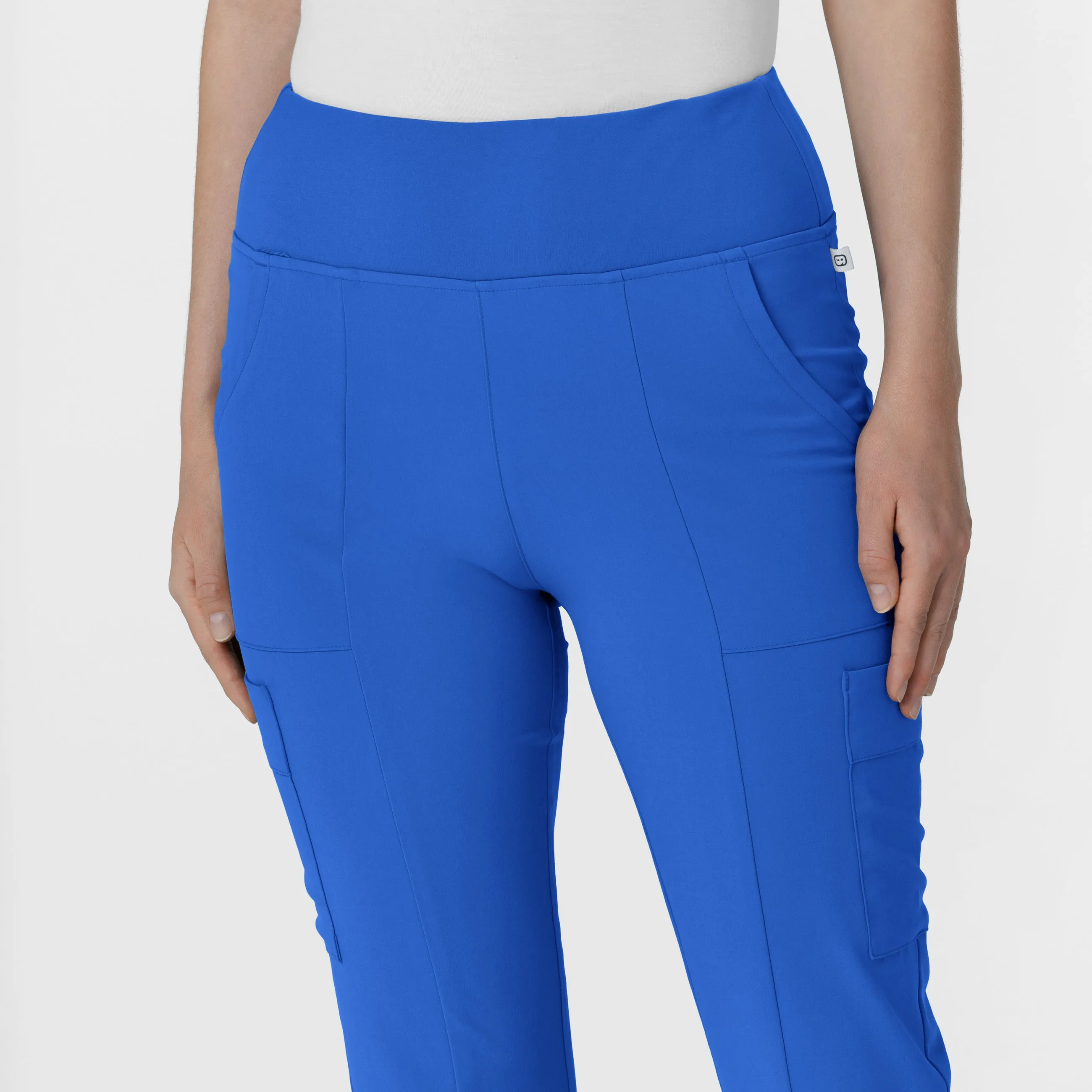 RENEW Women's Cargo Flare Scrub Pant - Royal