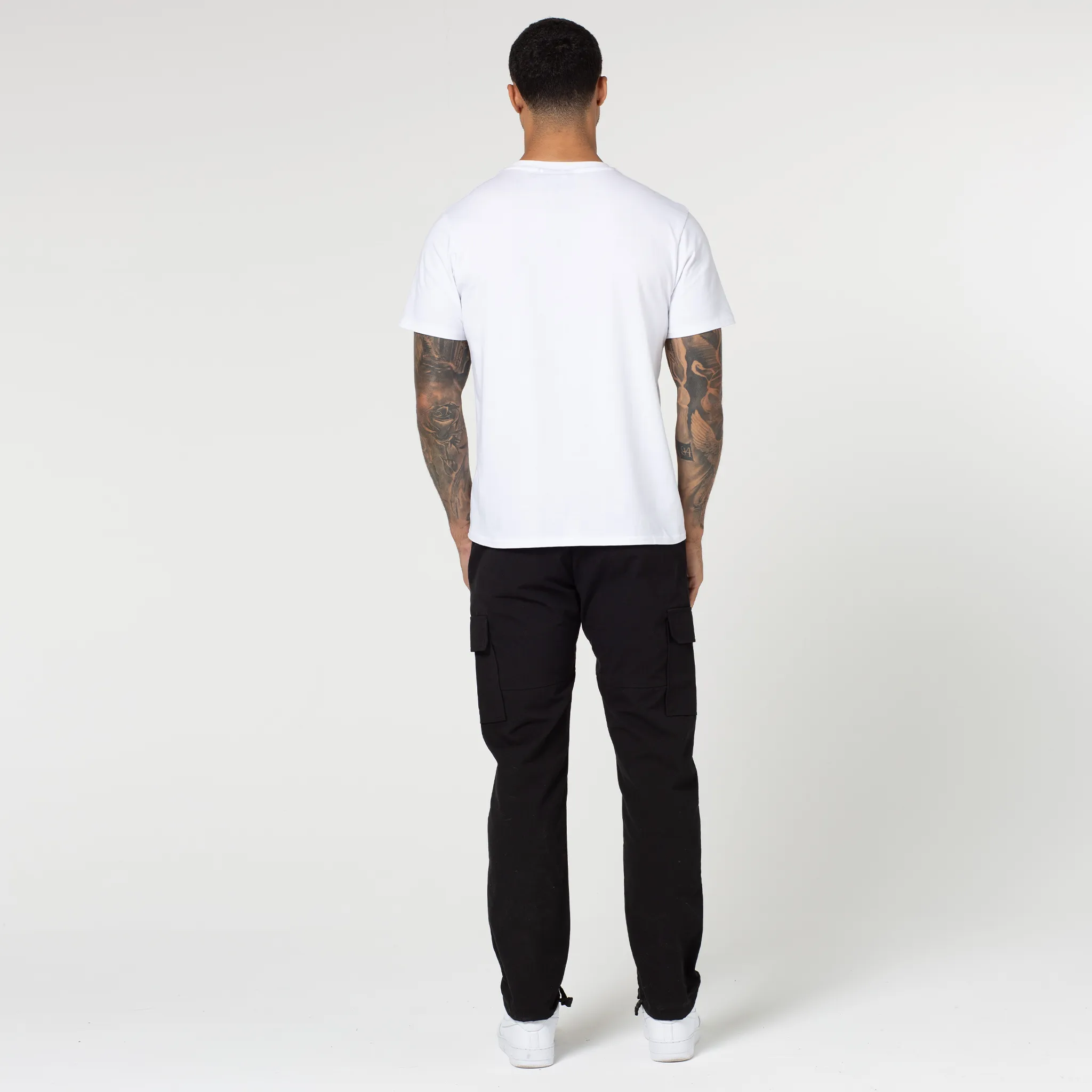 Ripstop Open Hem Cargo Pant | Black