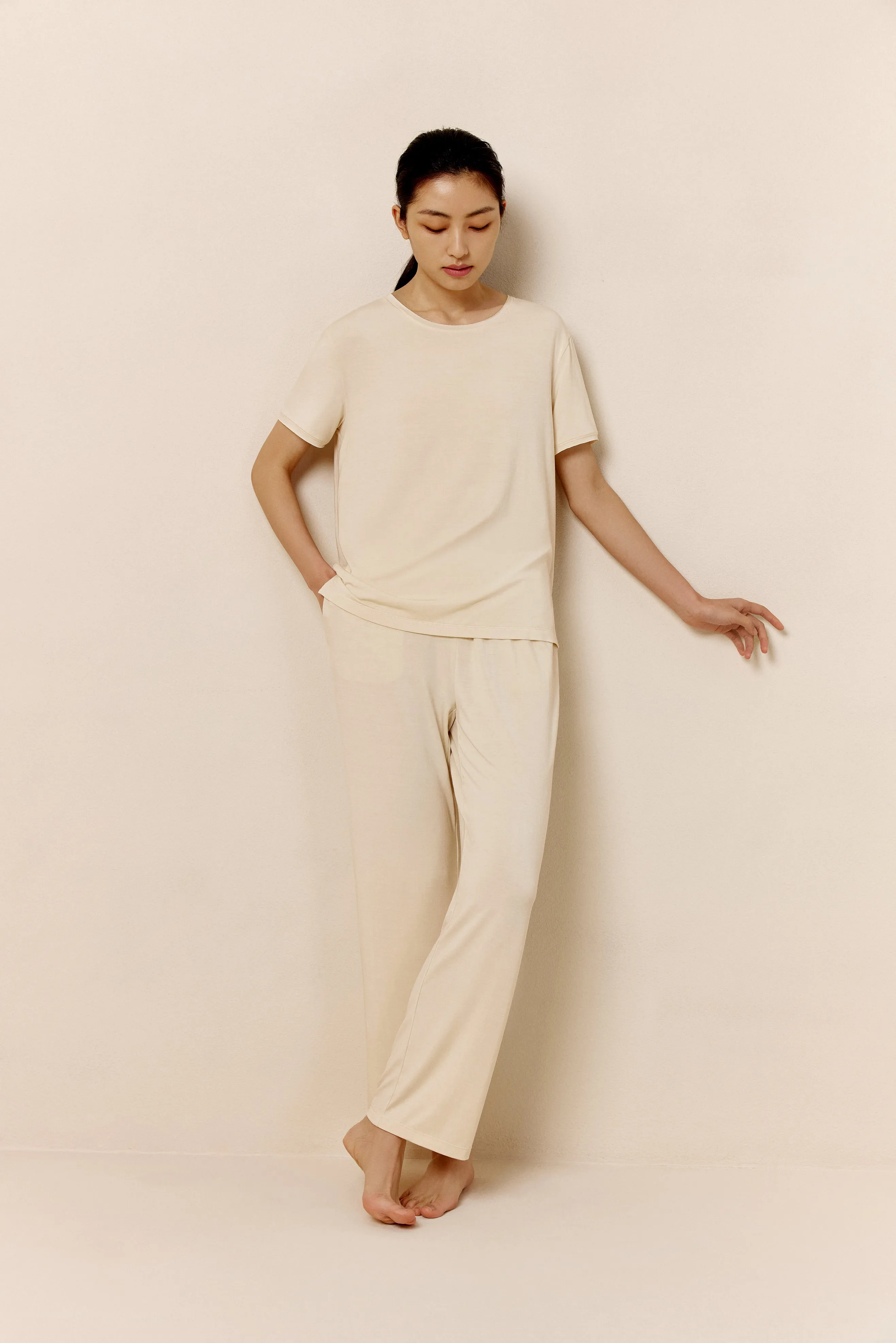 Silk Modal Pants