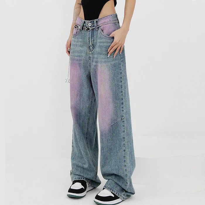 Skater Girl Wash Baggy Jeans