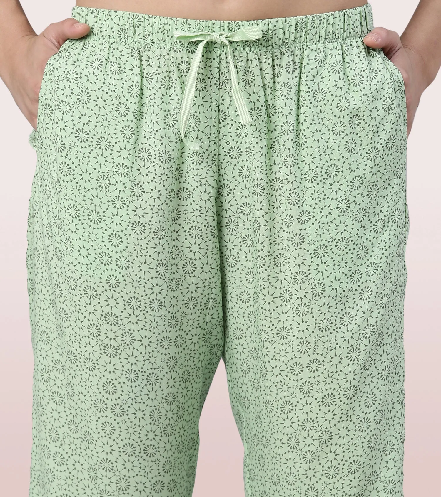 Slounge Pant | Modal Woven Printed Pull-On Pant