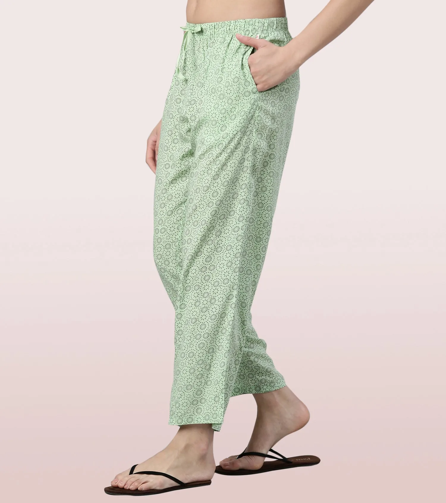 Slounge Pant | Modal Woven Printed Pull-On Pant