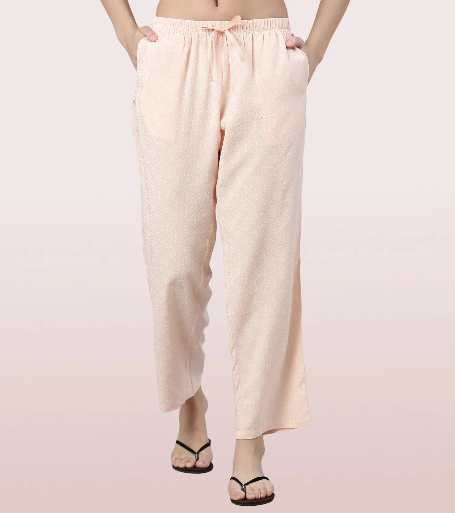 Slounge Pant | Modal Woven Printed Pull-On Pant