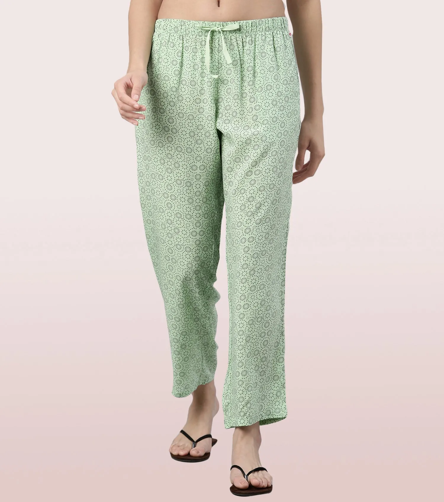 Slounge Pant | Modal Woven Printed Pull-On Pant