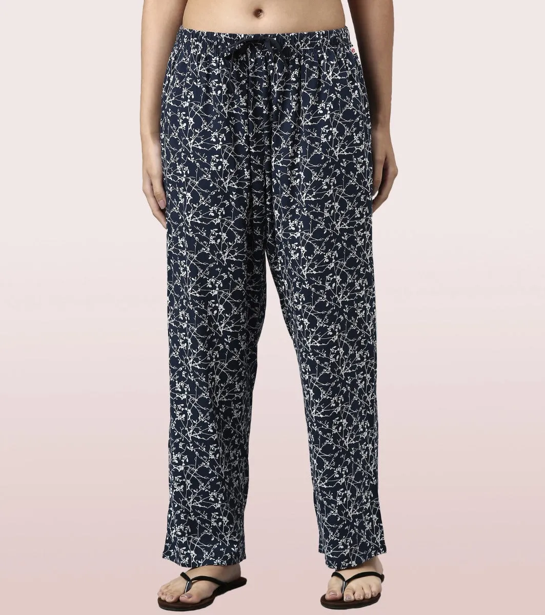 Slounge Pant Set | Modal Woven Printed Shirt And Pant Set