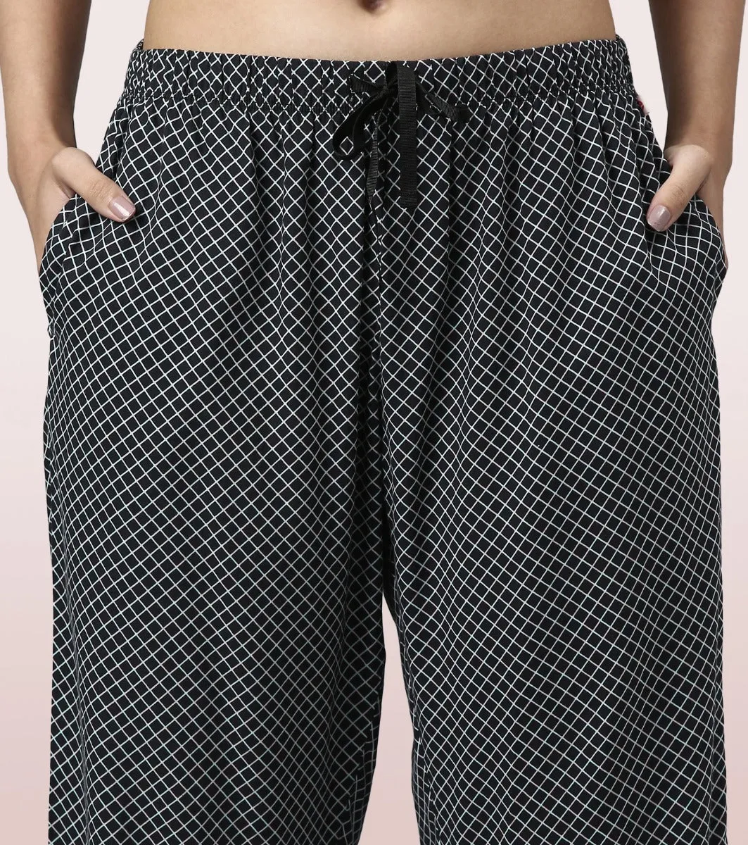 Slounge Pant Set | Modal Woven Printed Shirt And Pant Set