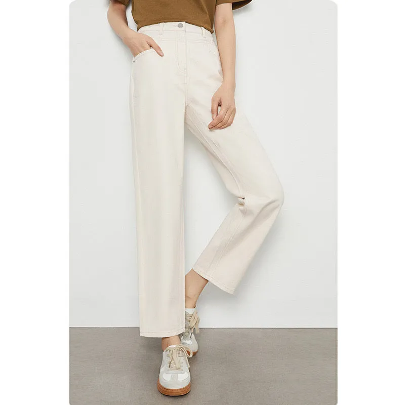 Split Hem utton Front Jeans