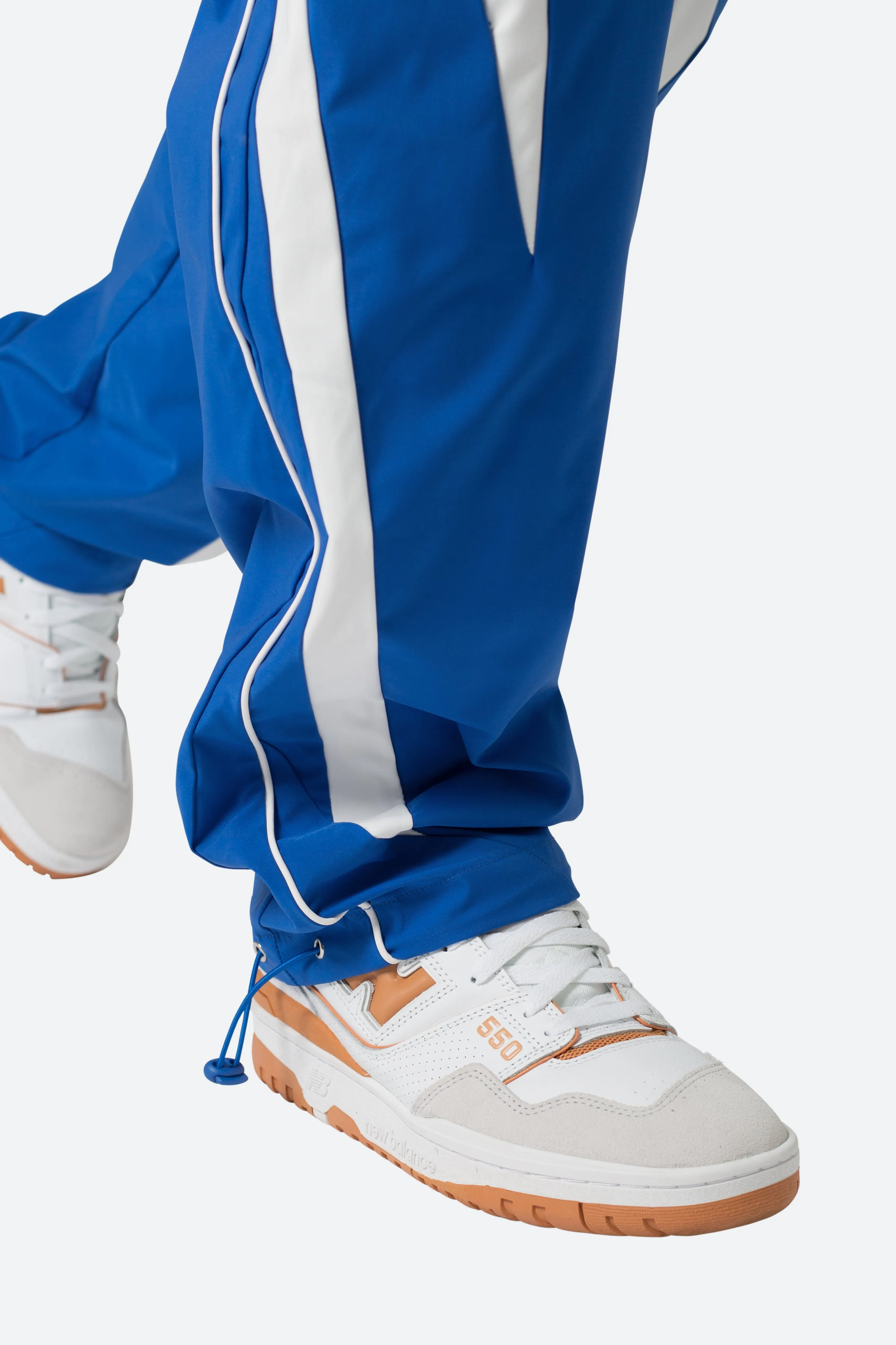 Striped Track Pants - Blue/White