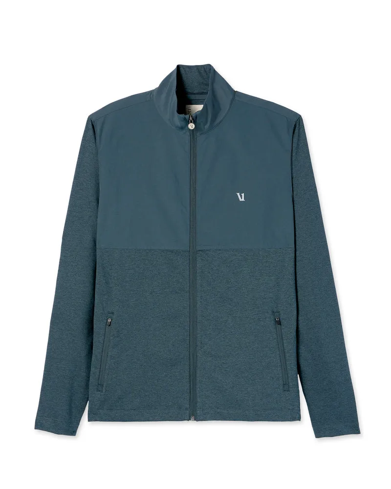 Sunday Element Track Jacket: Grove Heather