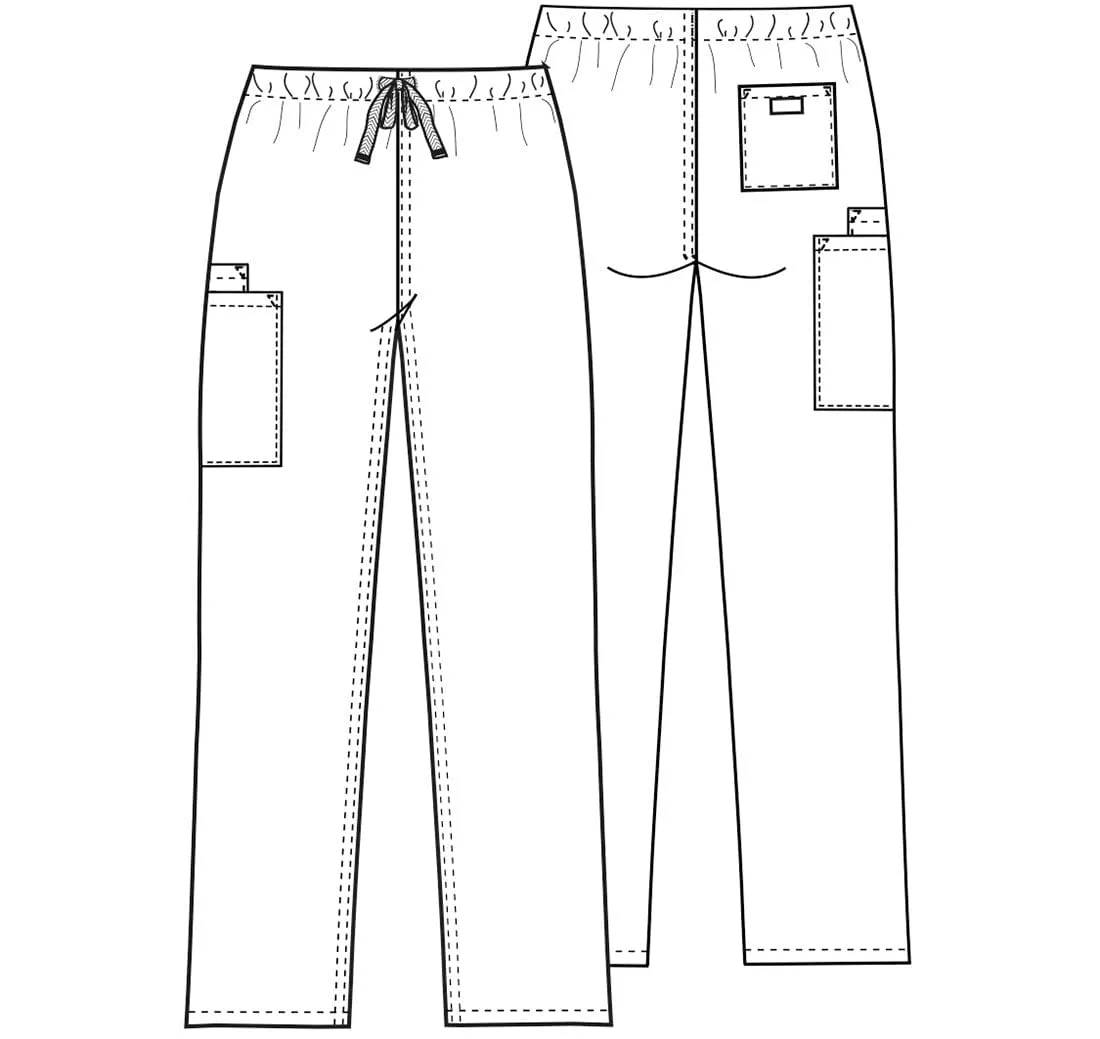 Tend WW Originals TALL Unisex Cargo Pant Pewter- Inseam 34" (86cm) TD-4100TPWTW