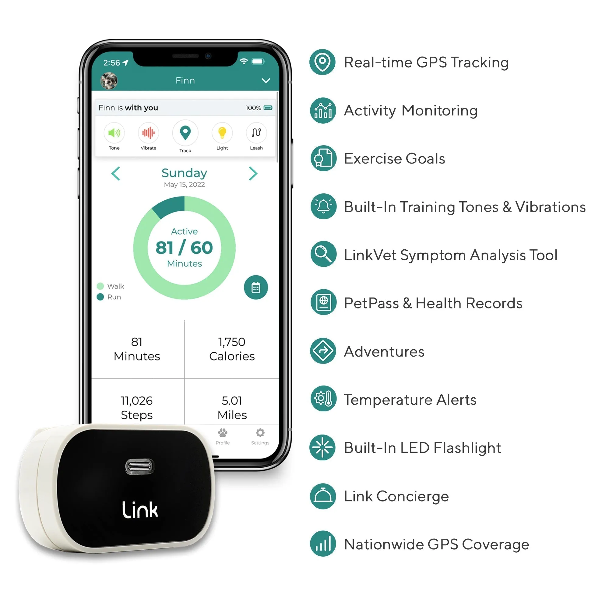 The Link Smart Pet Wearable