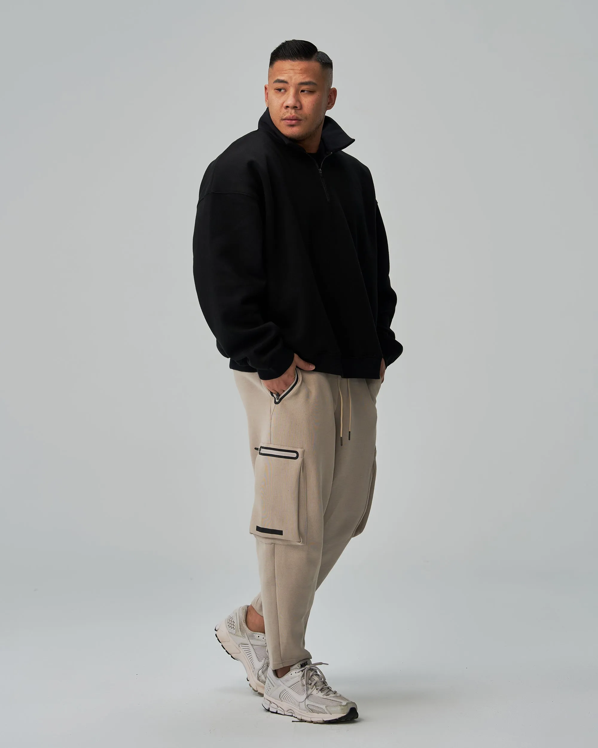 Track Side Pockets Straight Joggers