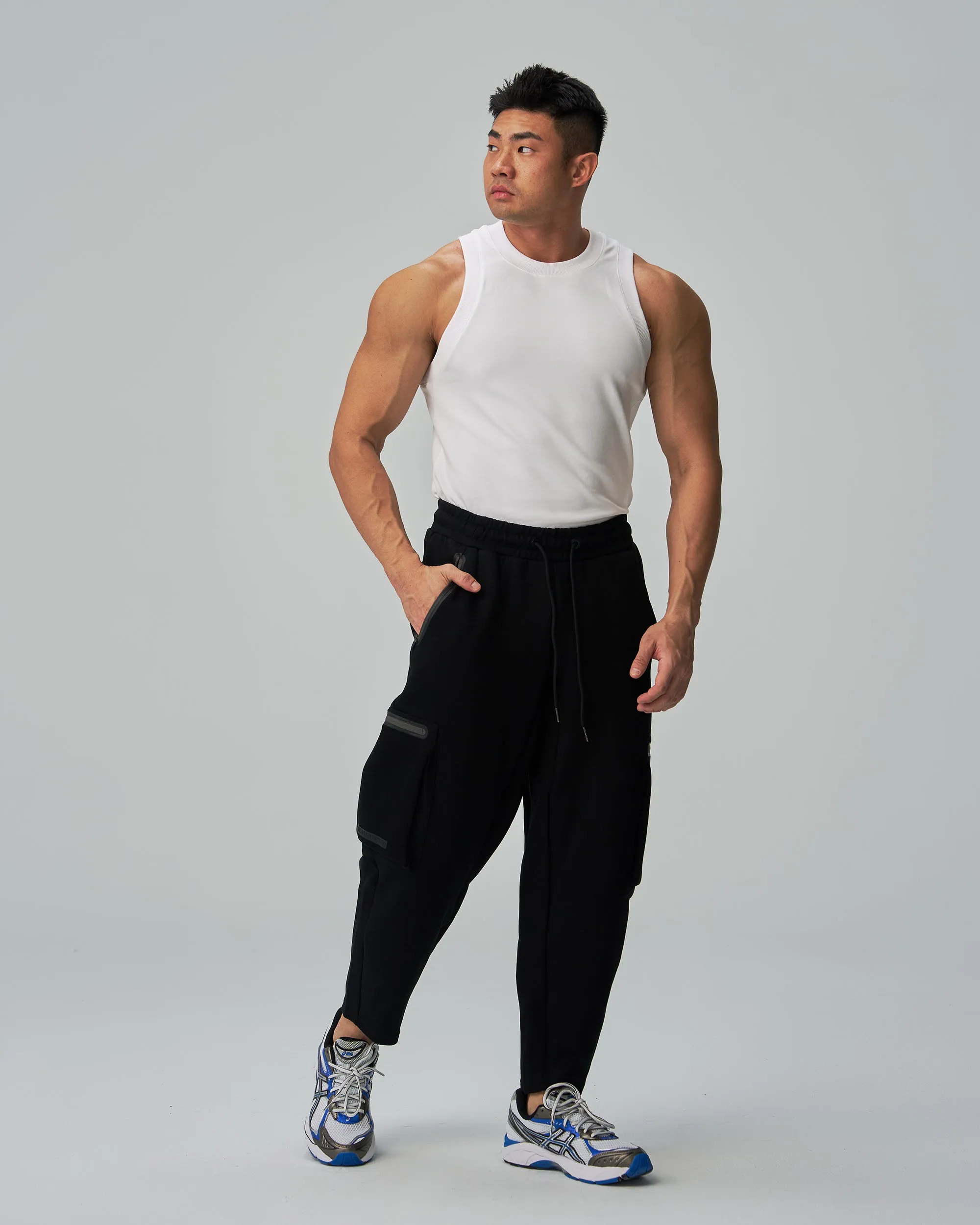 Track Side Pockets Straight Joggers