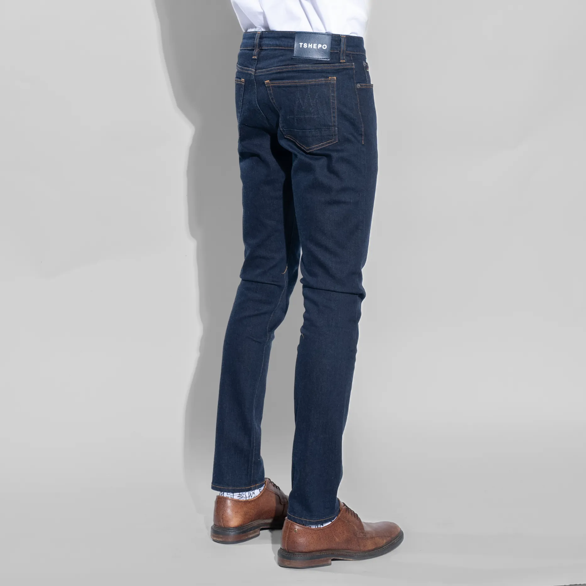 TSHEPO MENS MAGRIZA JEANS, INDIGO