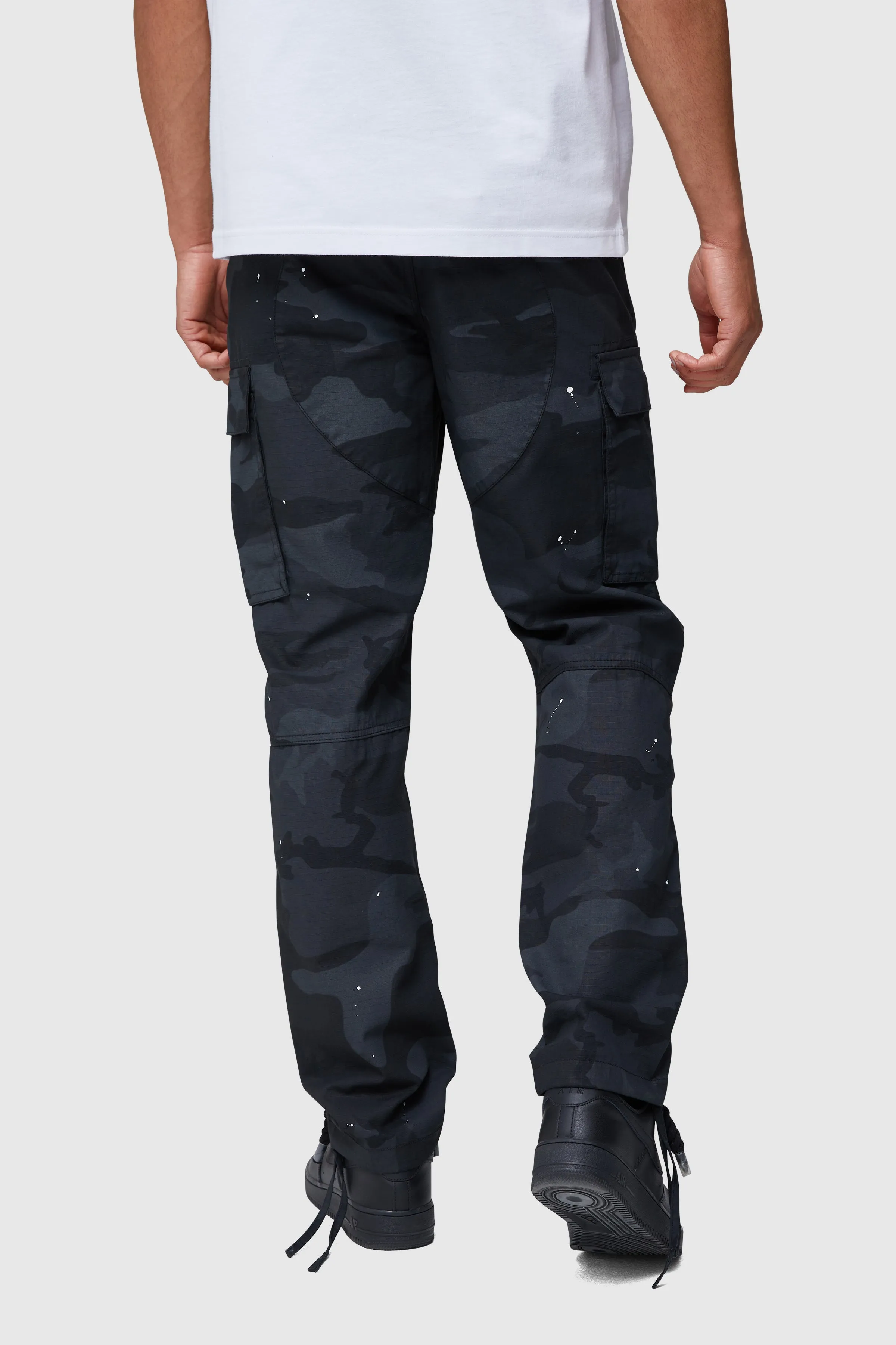 VOLANTE CARGO PANT - BLACK CAMO