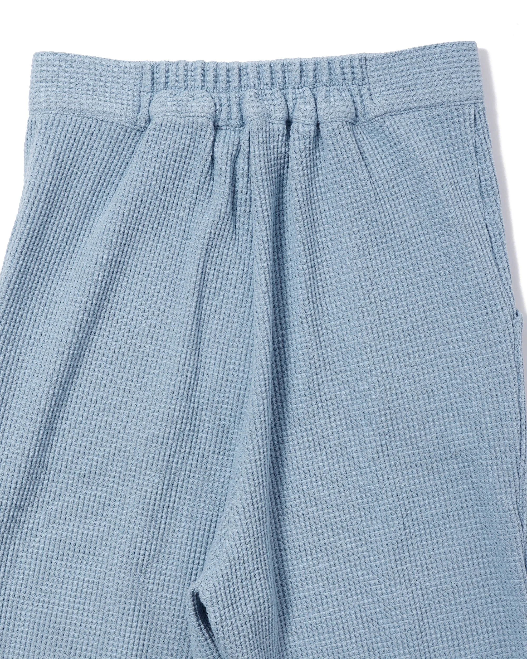 Waffle flare pants (Blue)