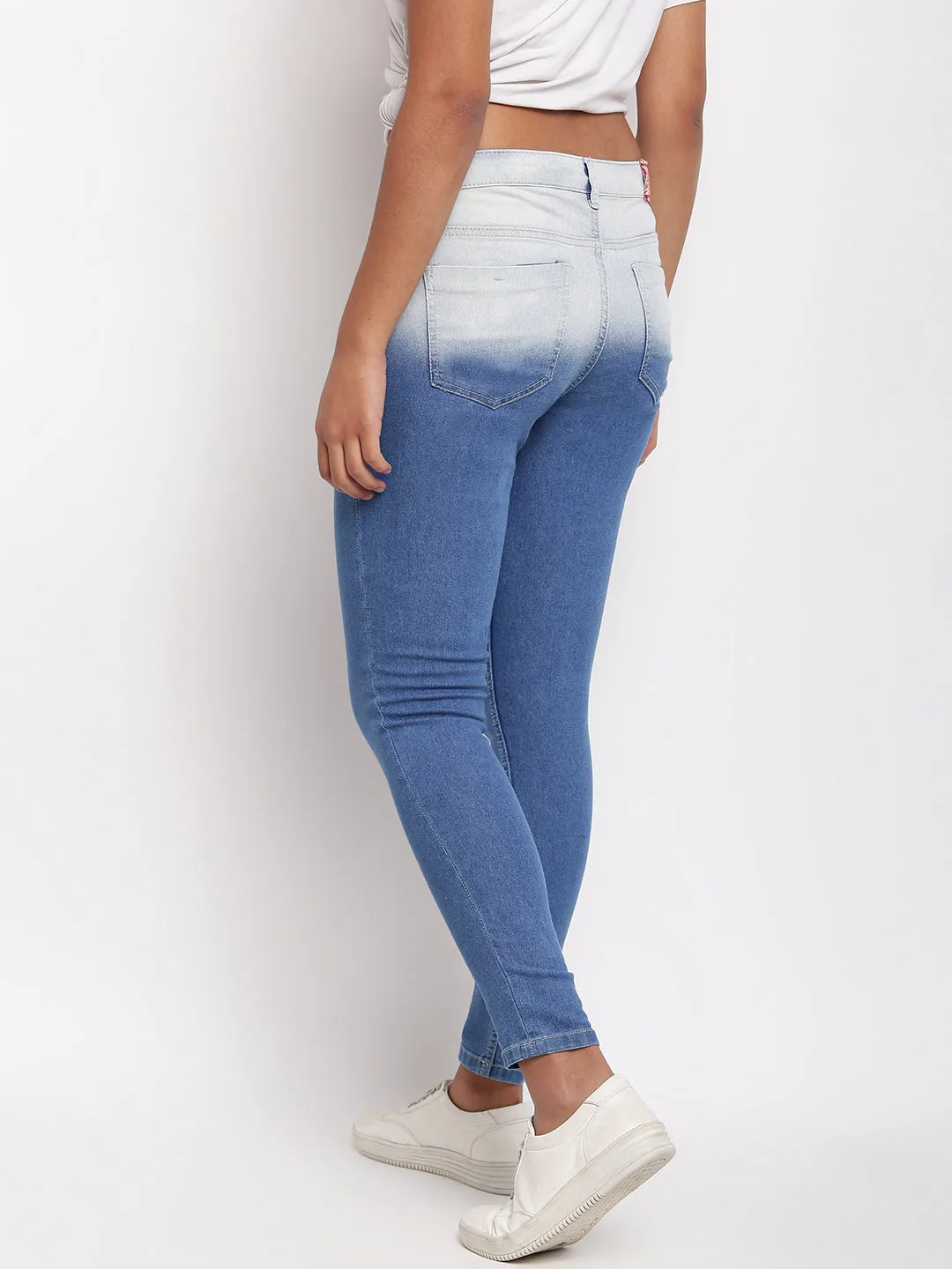 Women Dark Blue Skinny Fit Denim Jeans